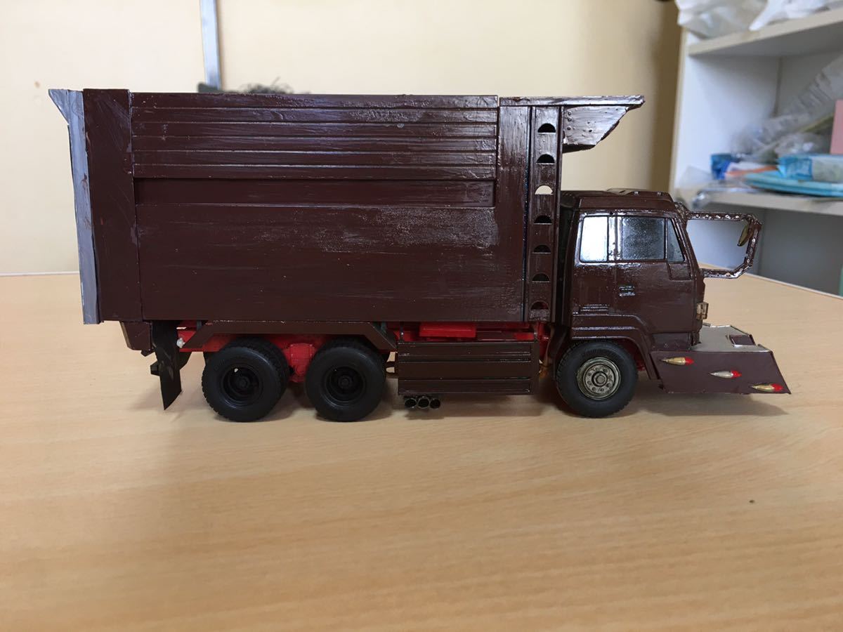 デコトラ ダンプ - いすゞ アオシマ Yahoo メルカリ デカ箱 1⁄32