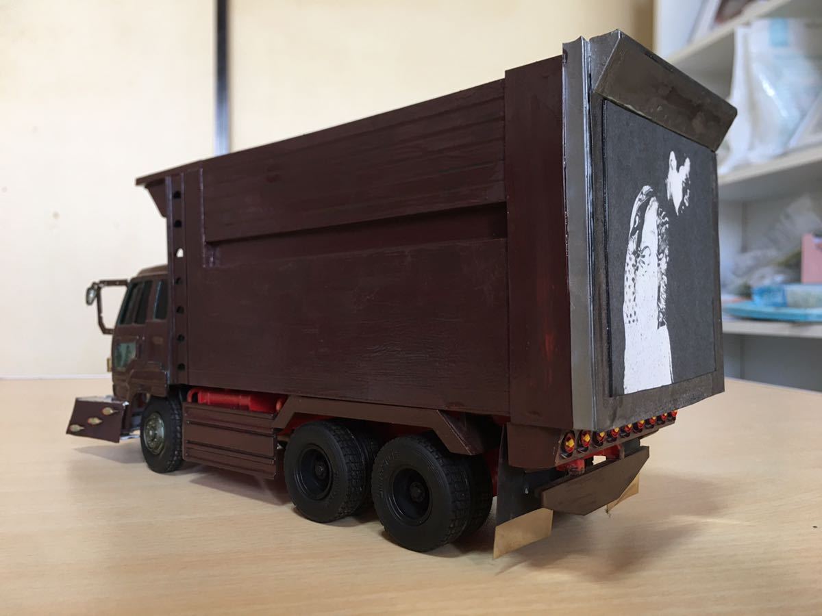 デコトラ ダンプ - いすゞ アオシマ Yahoo メルカリ デカ箱 1⁄32