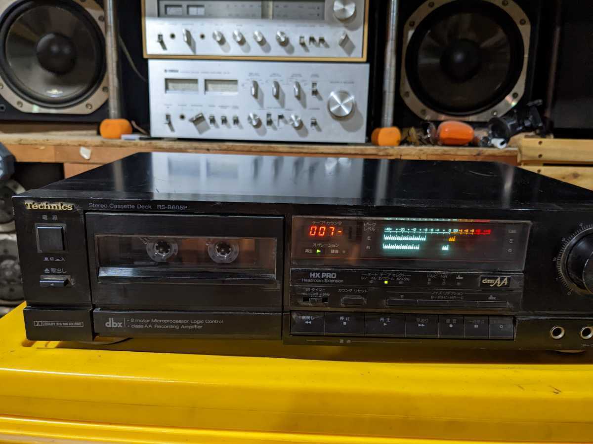 動作確認済Technics ステレオカセットデッキ RS-B605 File:Technics