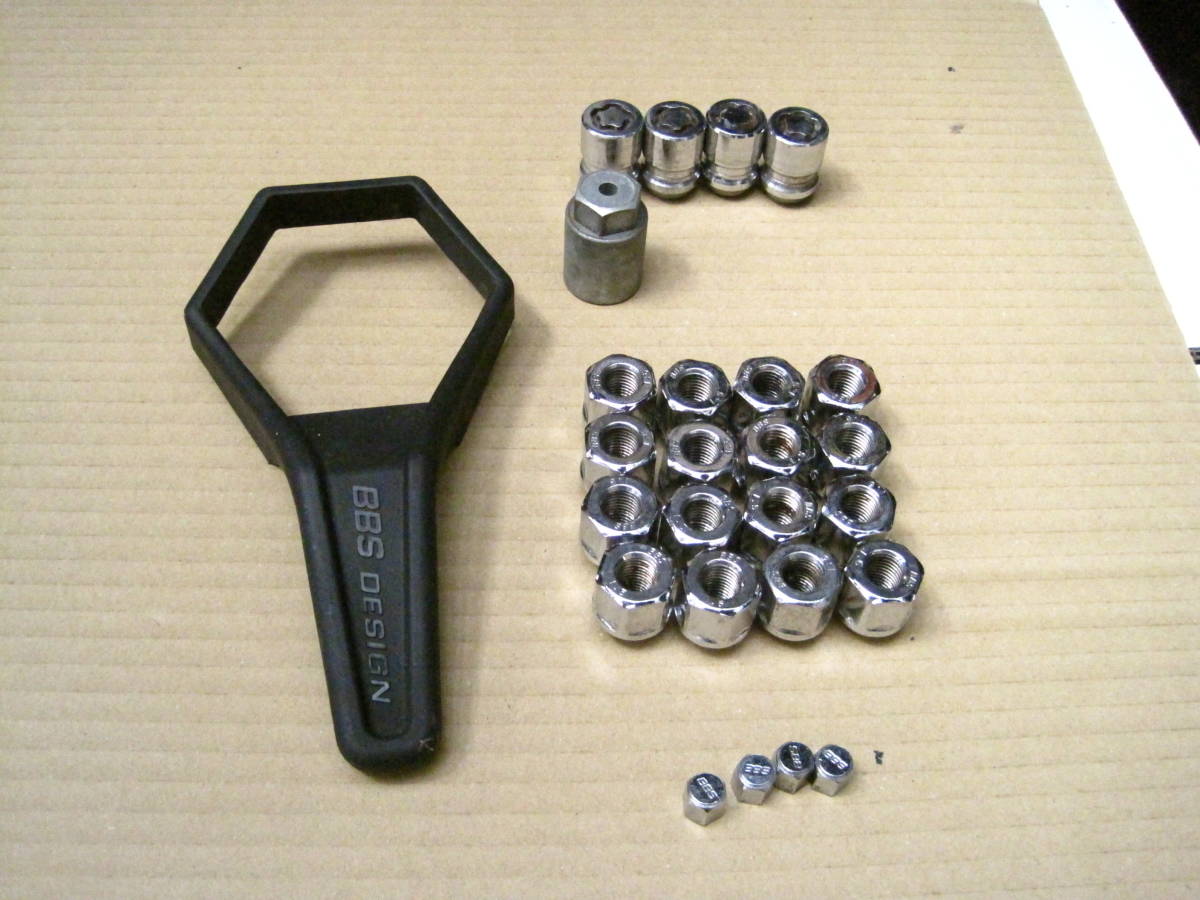 BBS RS 専用ナット16個トヨタ 12x1.5 マックガード バルブキャップ 