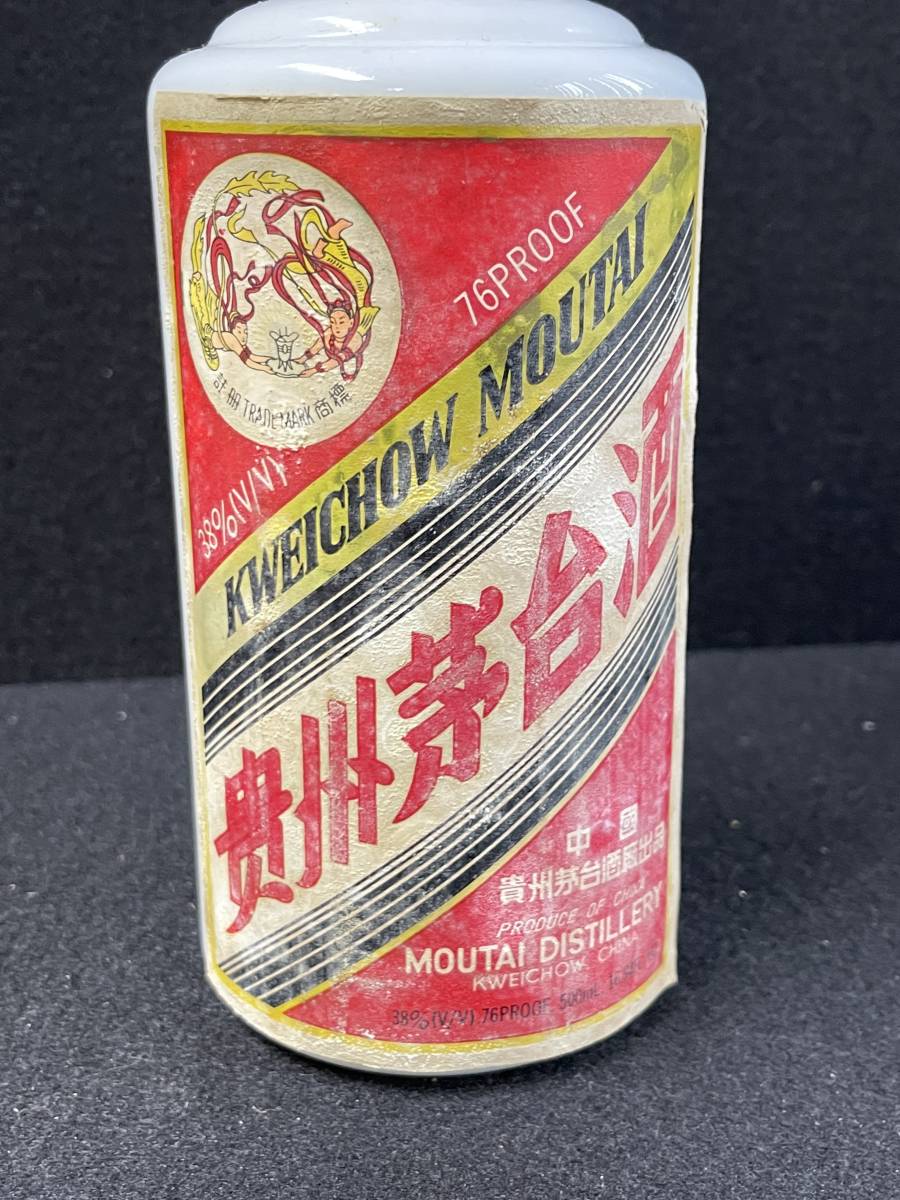 KF0409-17I 貴州茅台酒 天女ラベル 500ml 38％ 総重量940.0g KWEICHOW