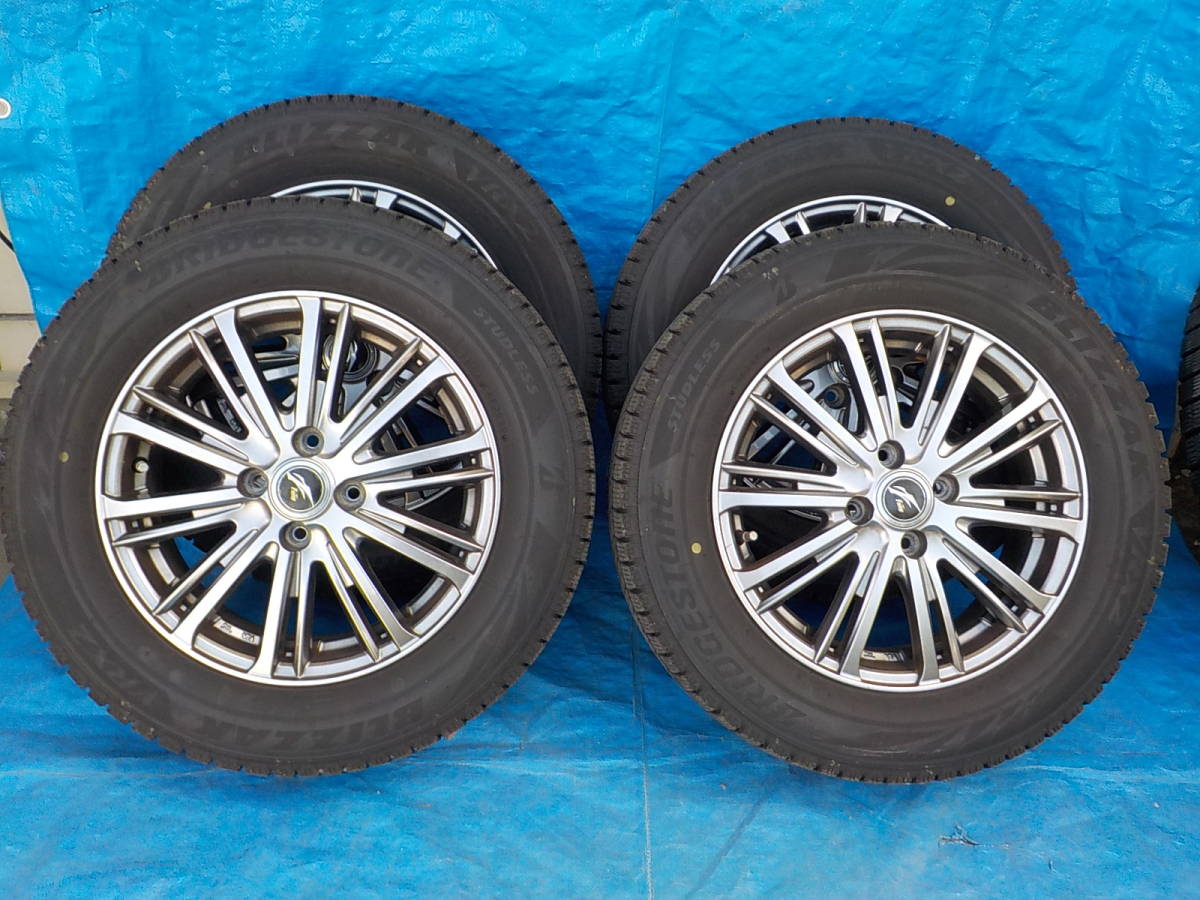 新作登場，限定セール 管22-181 BS ブリザック VRX2 185/65R15 2019年製 フリード フィットシャトル スタッドレスタイヤ 4本セット 4穴 社外アルミ(スタッドレスタイヤ)｜売買されたオークション情報、yahooの商品情報をア 4穴