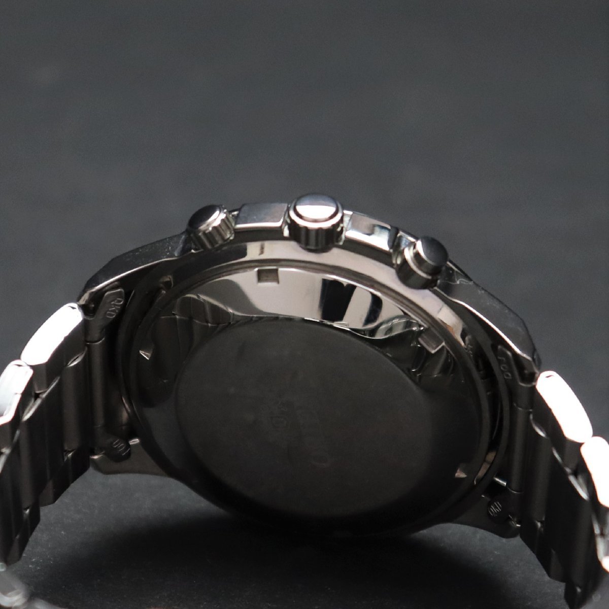 良品 ORIENT オリエント 万年カレンダー 100M防水 EU07-C2-B 自動巻き 