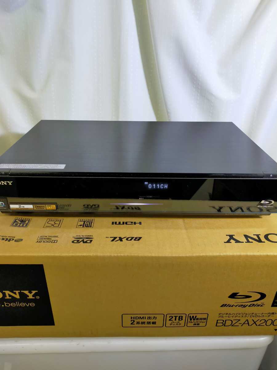SONY ブルーレイプレーヤー 2TB Amazon | SONY 2TB 2チューナー