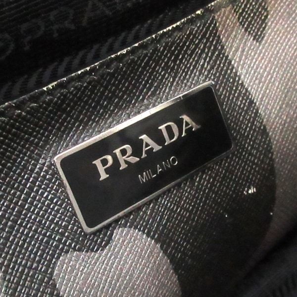 プラダ PRADA トートバッグ B2625P - サフィアーノレザー ライトグレー×グレー×黒 レディース 迷彩柄 バッグ