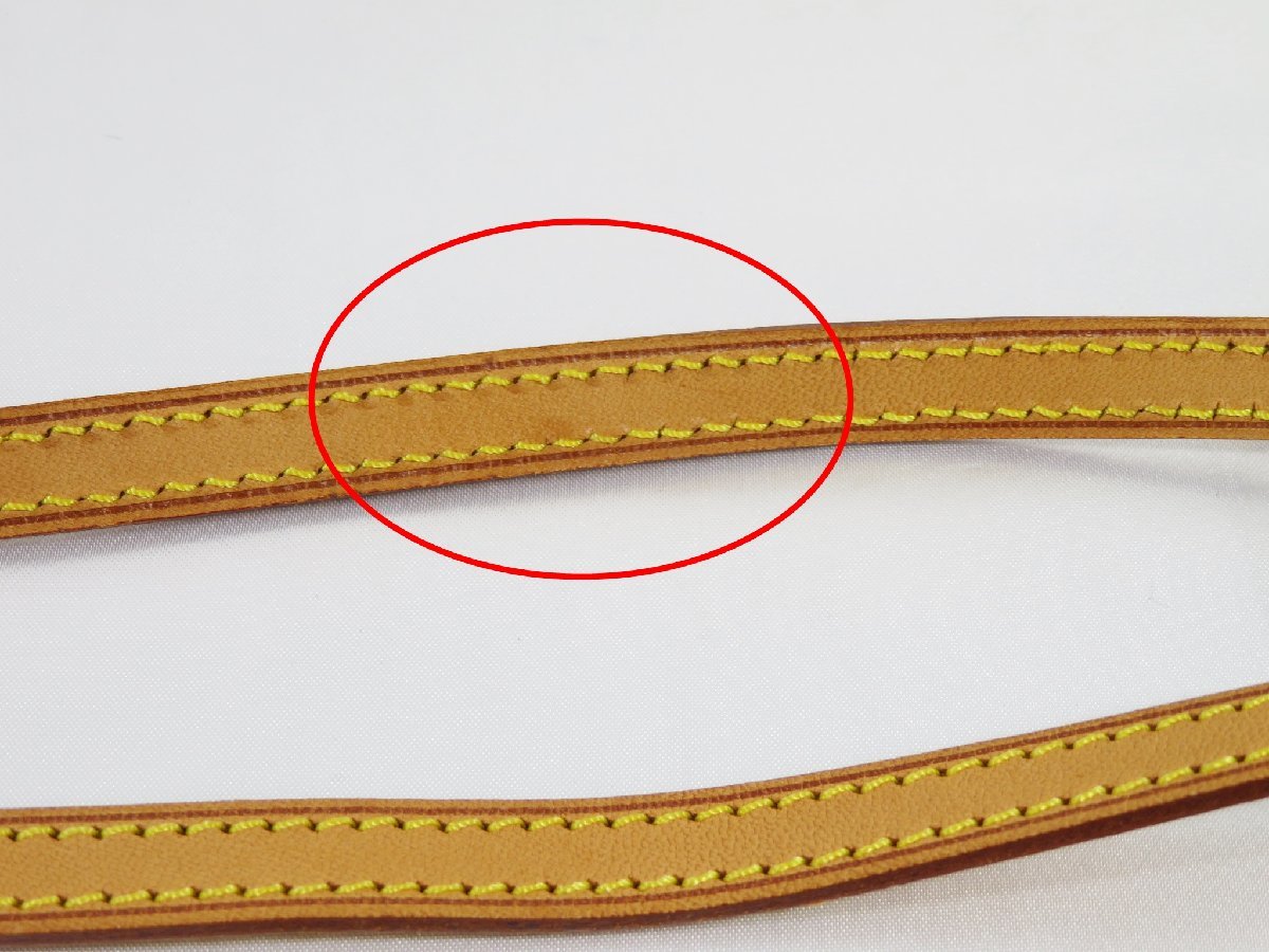 ◇LOUIS VUITTON ルイヴィトン ショルダーストラップ ヌメ革 約120cm