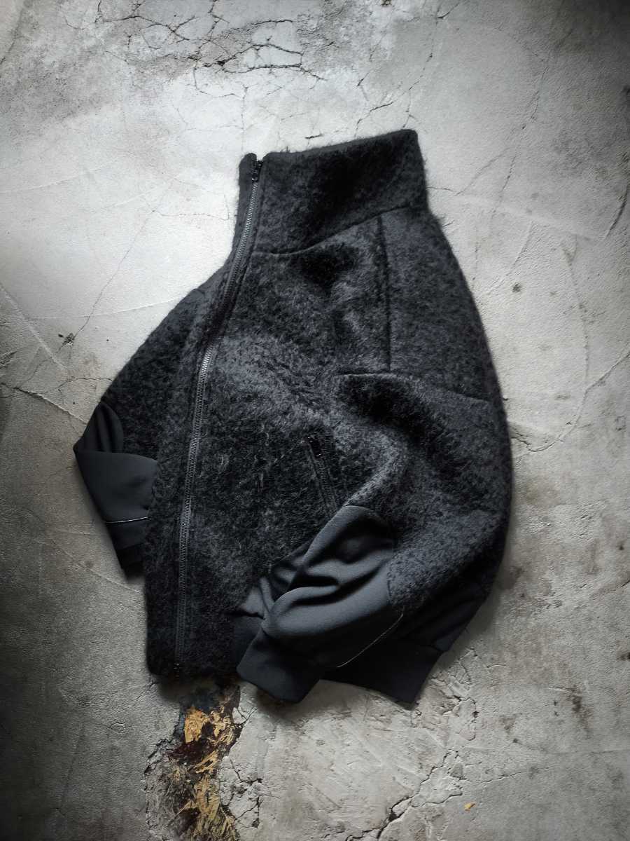 21AW【極美品】BASE MARK モヘアブルゾン S 日本製 WAVE SHAGGY 