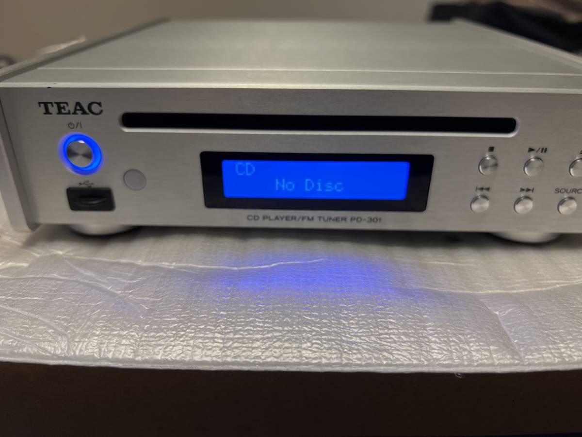TEAC - | PD-301-X⁄S CDプレーヤー⁄FMチューナー [ワイドFM対応] PD-