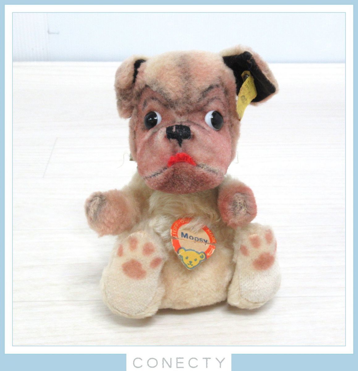 ○シュタイフ Steiff Mopsy パグ イヌ ぬいぐるみ 人形 ドイツ