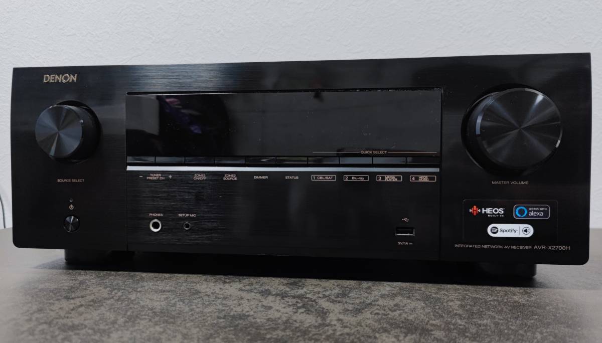DENONサラウンドレシーバー中古美品 26C057_ジ4 DENON デノン 5.1AV 