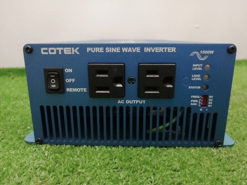 人気，本物保証 デンリョー COTEK コーテック 正弦波インバーター 1500W 10.5-15.0 SK-1500 SK1500-112(12V用)｜売買されたオークション情報、yahooの商品情報をアーカイブ公開 - オークファン 12V用