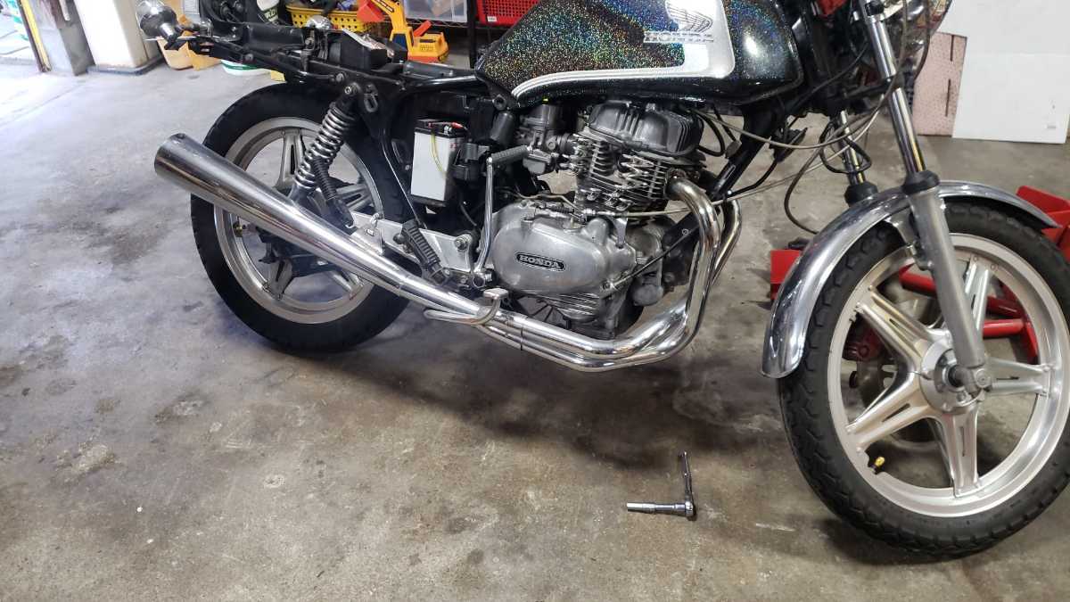 稀少！当時物？メガホンマフラー！CB250T！CB250N！CB400T！バブ