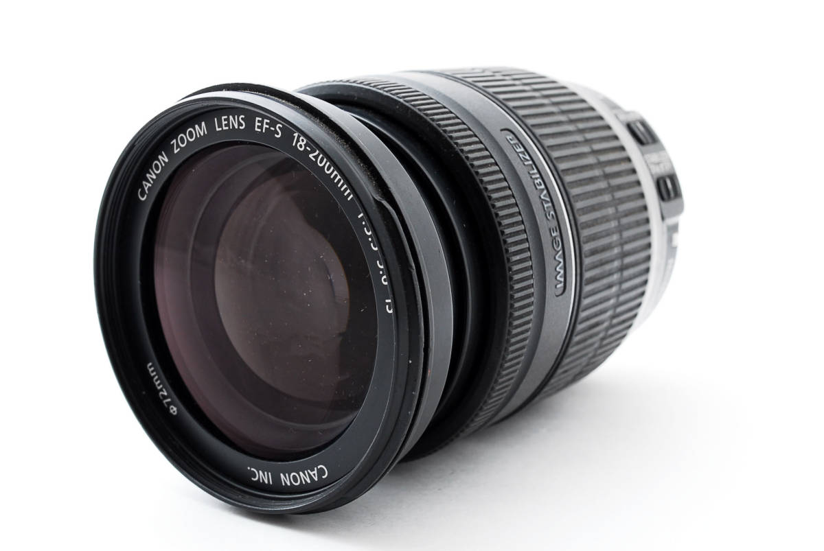 CANON ZOOM LENS EF-S 18-200mm F3.5-5.6 IS キャノン カメラ レンズ