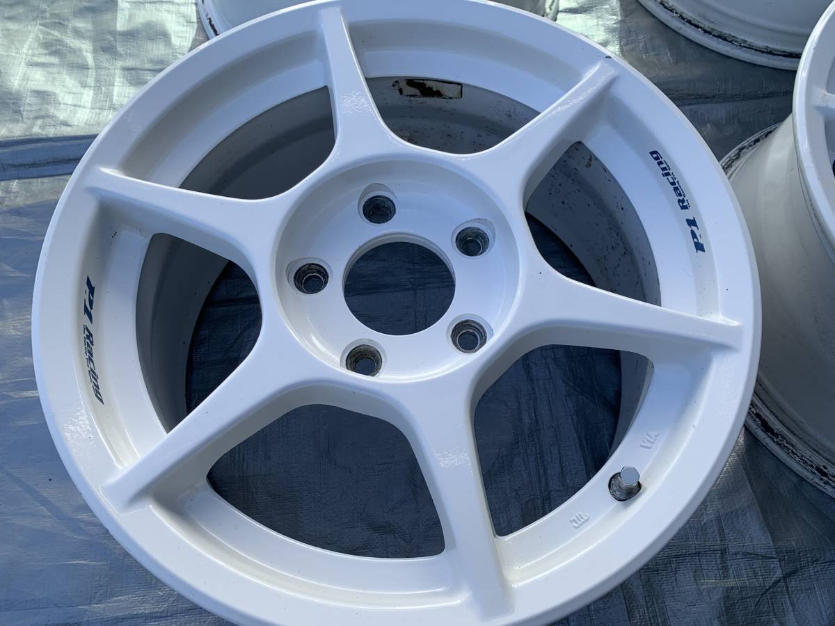 中古ホイール・4本セット】P1レーシング（P1 Racing） 15インチ×7J 