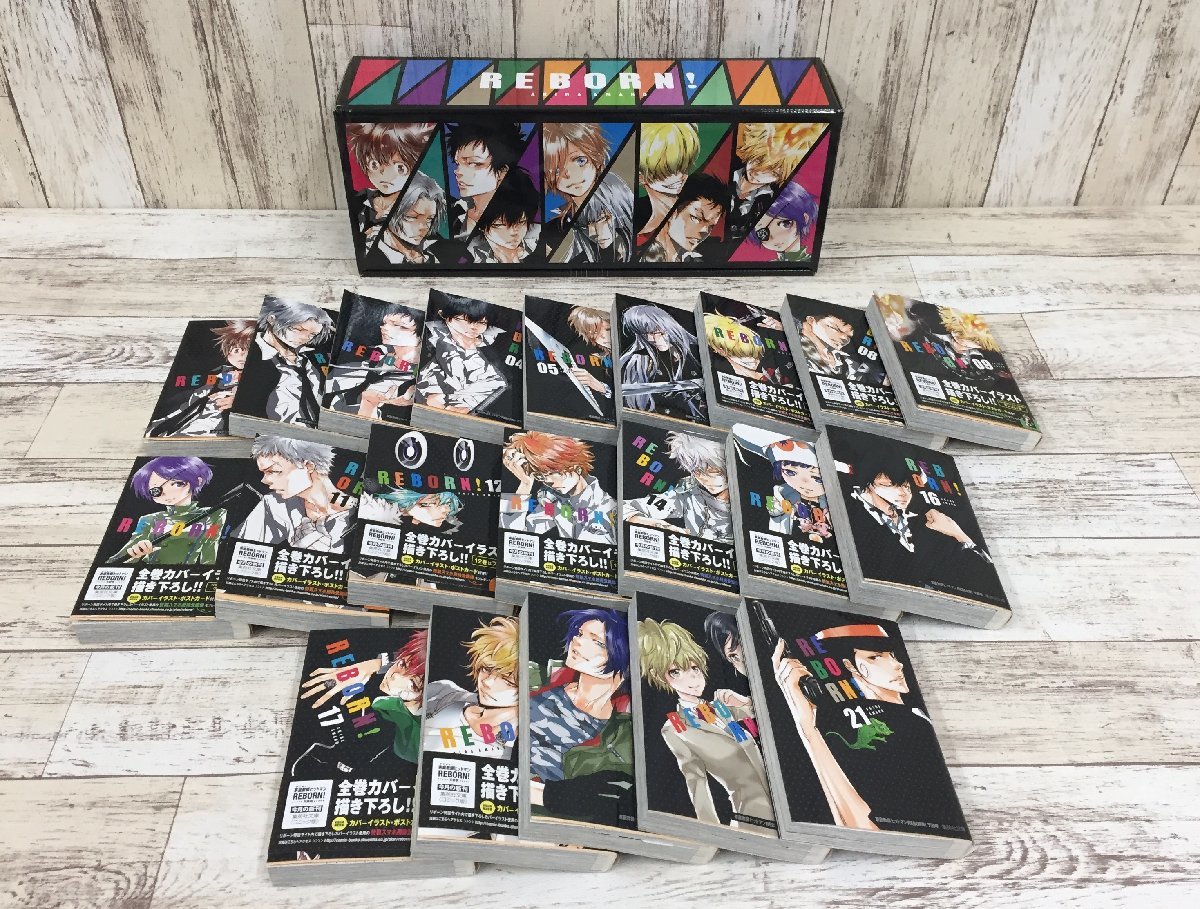 文庫版 家庭教師ヒットマンREBORN! 全21巻 完結セット | 明 21巻