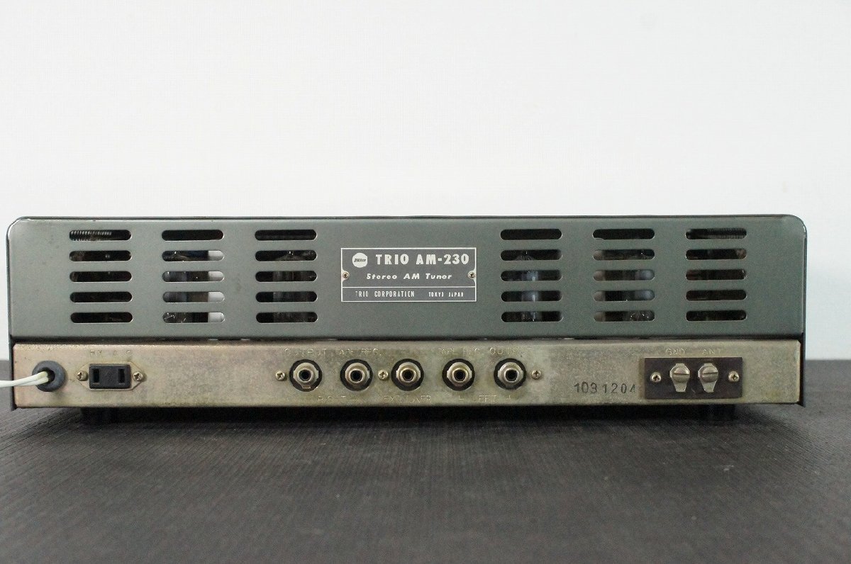 TH Sh481210 TRIO トリオ AM-230 真空管AMチューナーの入札履歴 - 入札