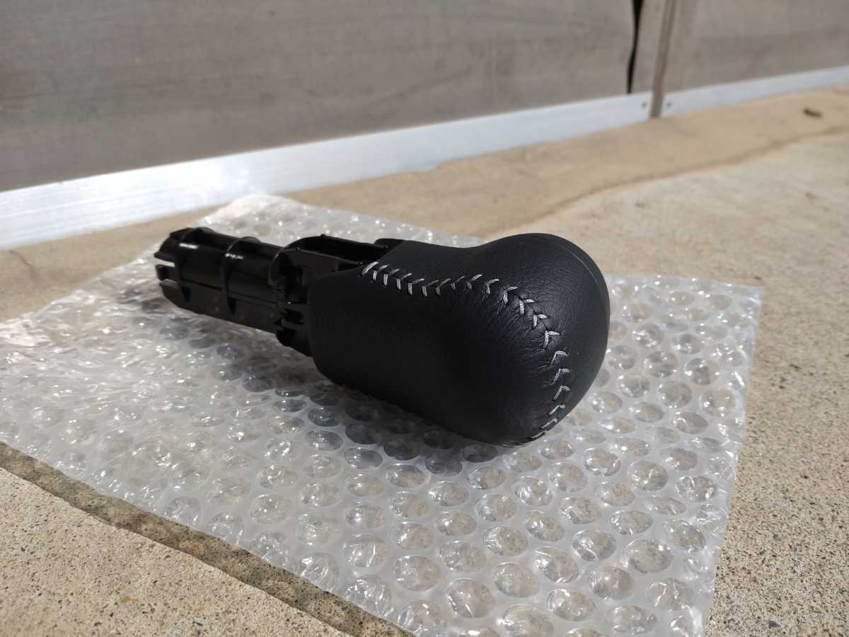 超美品☆】ホンダ N-BOXカスタム JF3後期型 純正 本革シフトノブ 