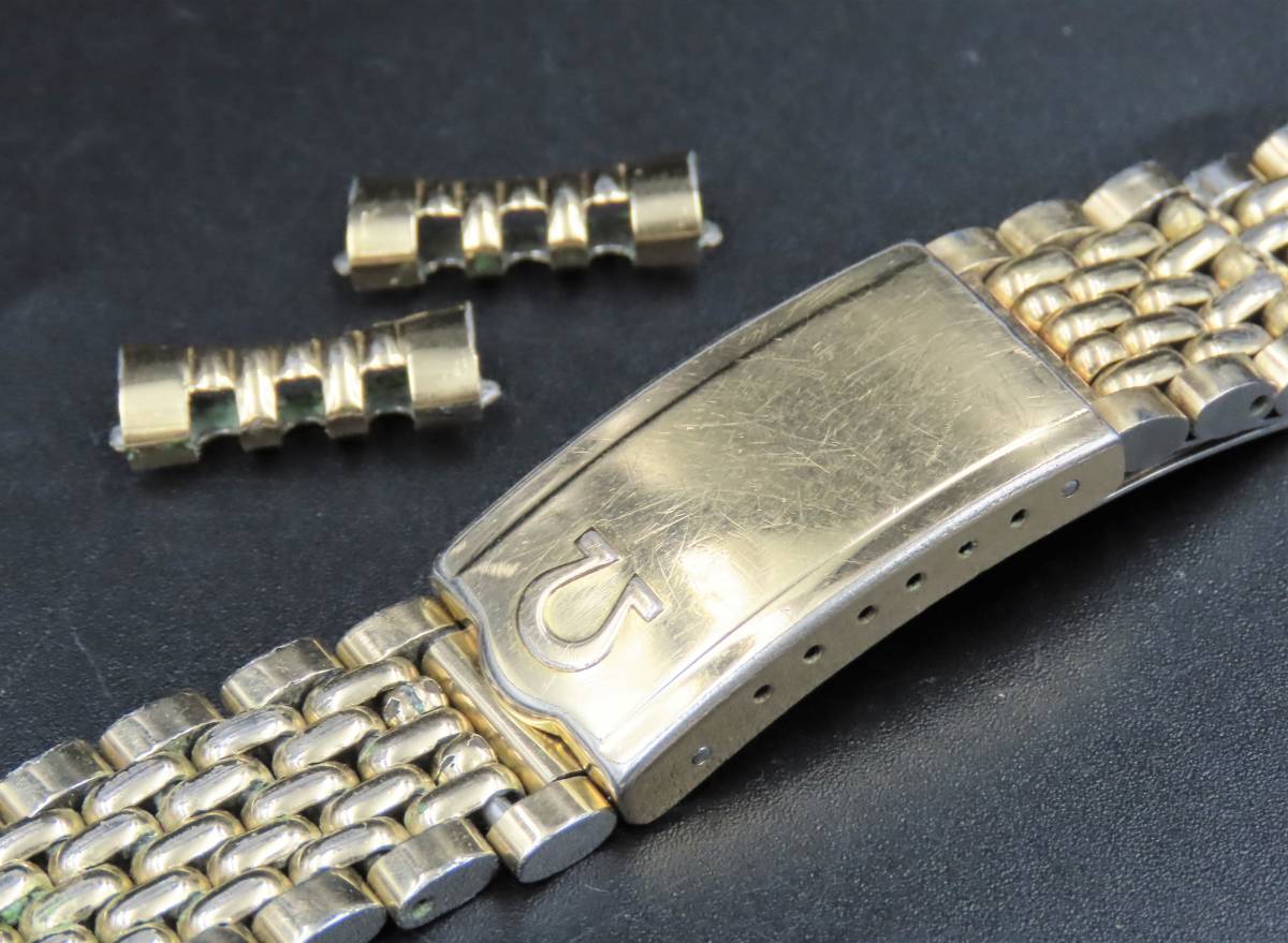 1円～! OMEGA オメガ 純正ライスブレス 1502 FF11 取り付け幅18mm