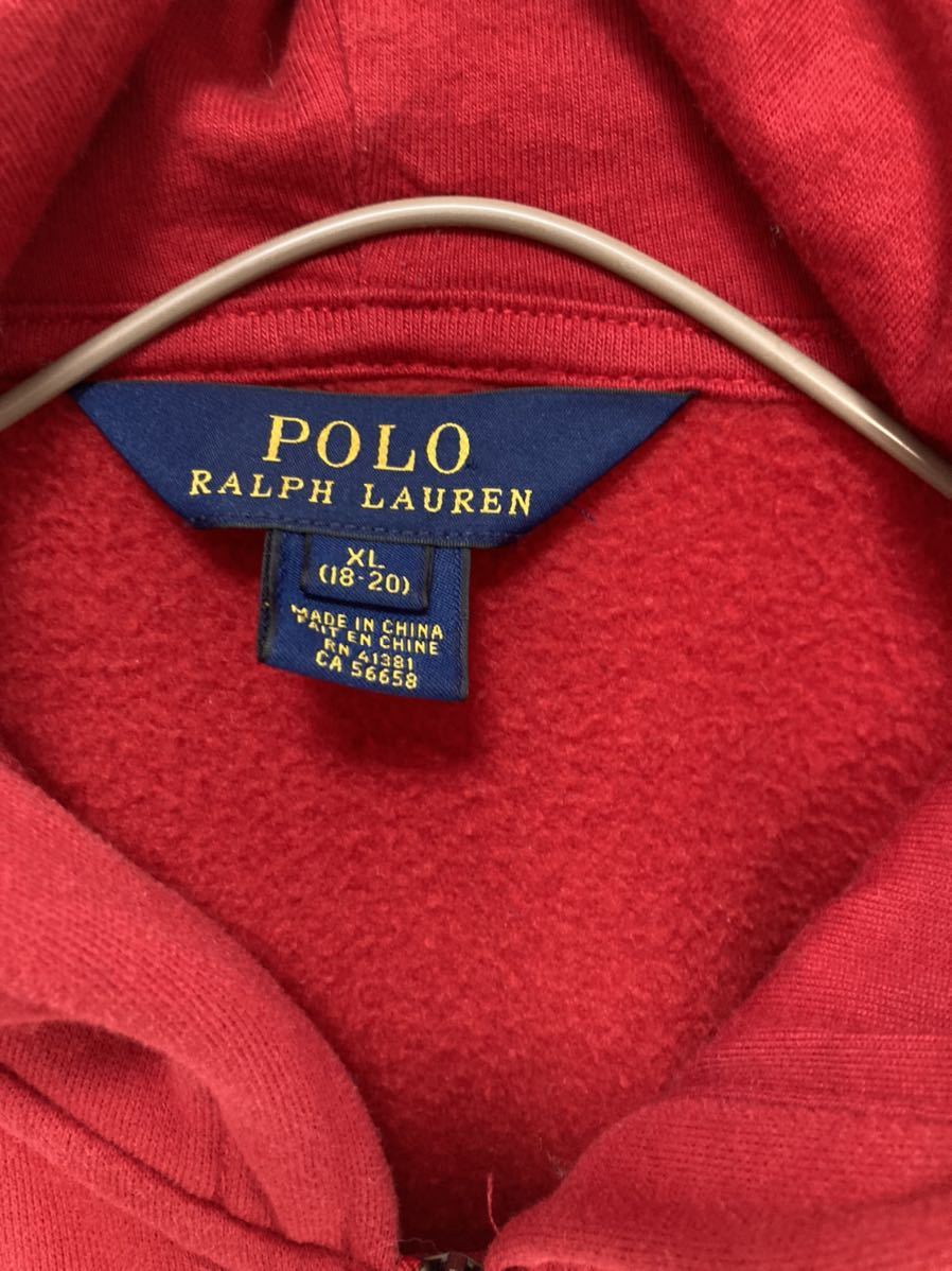 POLO RALPH LAUREN ラルフローレン　パーカー　ビックポニー　刺繍ロゴ　ジップアップパーカー スウェット ビッグポニー ビッグロゴ　XL RALPH LAUREN ラルフローレン 海外ブランド・ファッション通販 KING (ポロ・ラルフローレン)