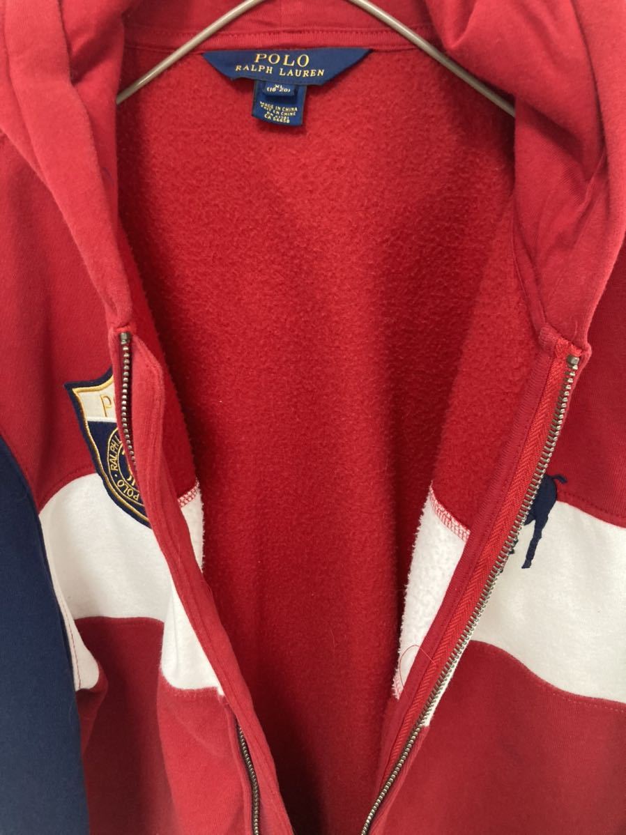 POLO RALPH LAUREN ラルフローレン　パーカー　ビックポニー　刺繍ロゴ　ジップアップパーカー スウェット ビッグポニー ビッグロゴ　XL RALPH LAUREN ラルフローレン 海外ブランド・ファッション通販 KING (ポロ・ラルフローレン)