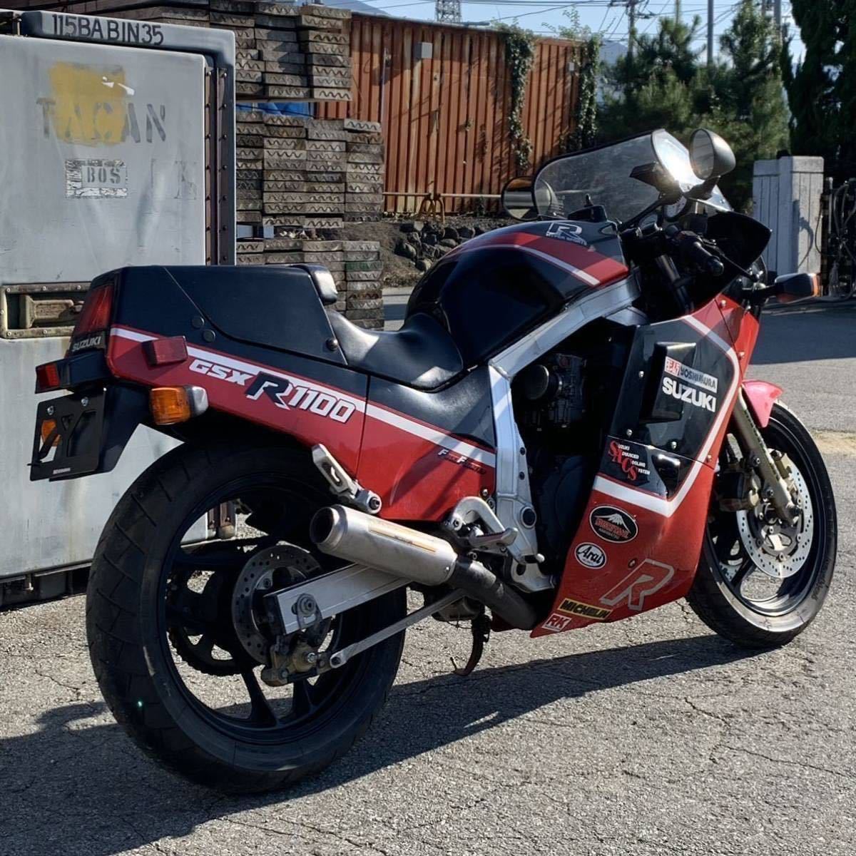 GSX-R1100 純正シート、メインシート、綺麗 GU75A 個人出品 22100301HT