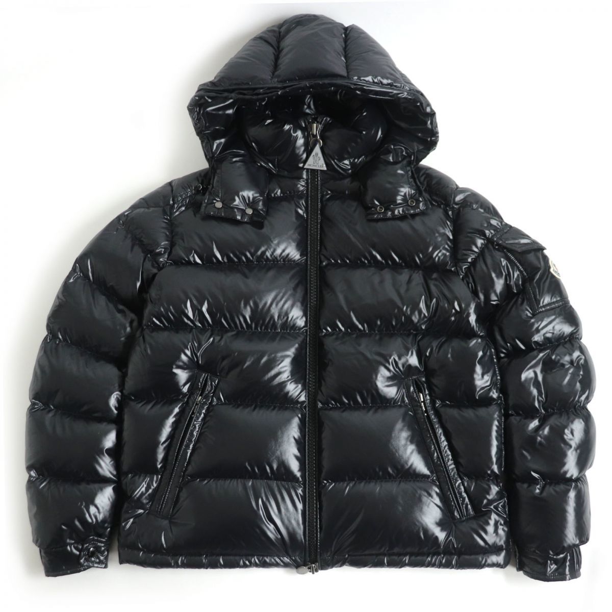 Buy Moncler Maya Zip Up Down Jacket 'Black