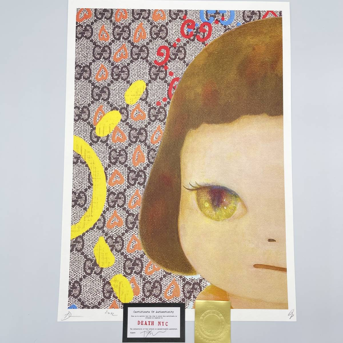 DEATH NYC 世界限定100枚 アートポスター 奈良美智 YOSHITOMO NARA