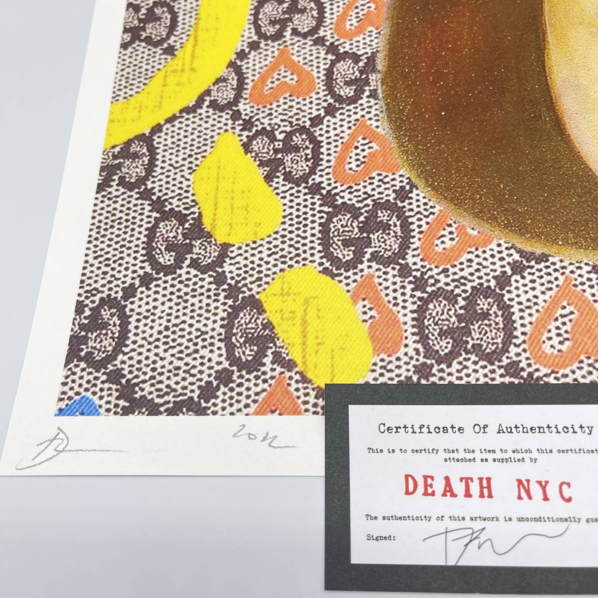 DEATH NYC 奈良美智 ロッタちゃん バンクシー 限定100枚 アート DEATH NYC 世界限定100枚 アートポスター 奈良美智 YOSHITOMO NARA