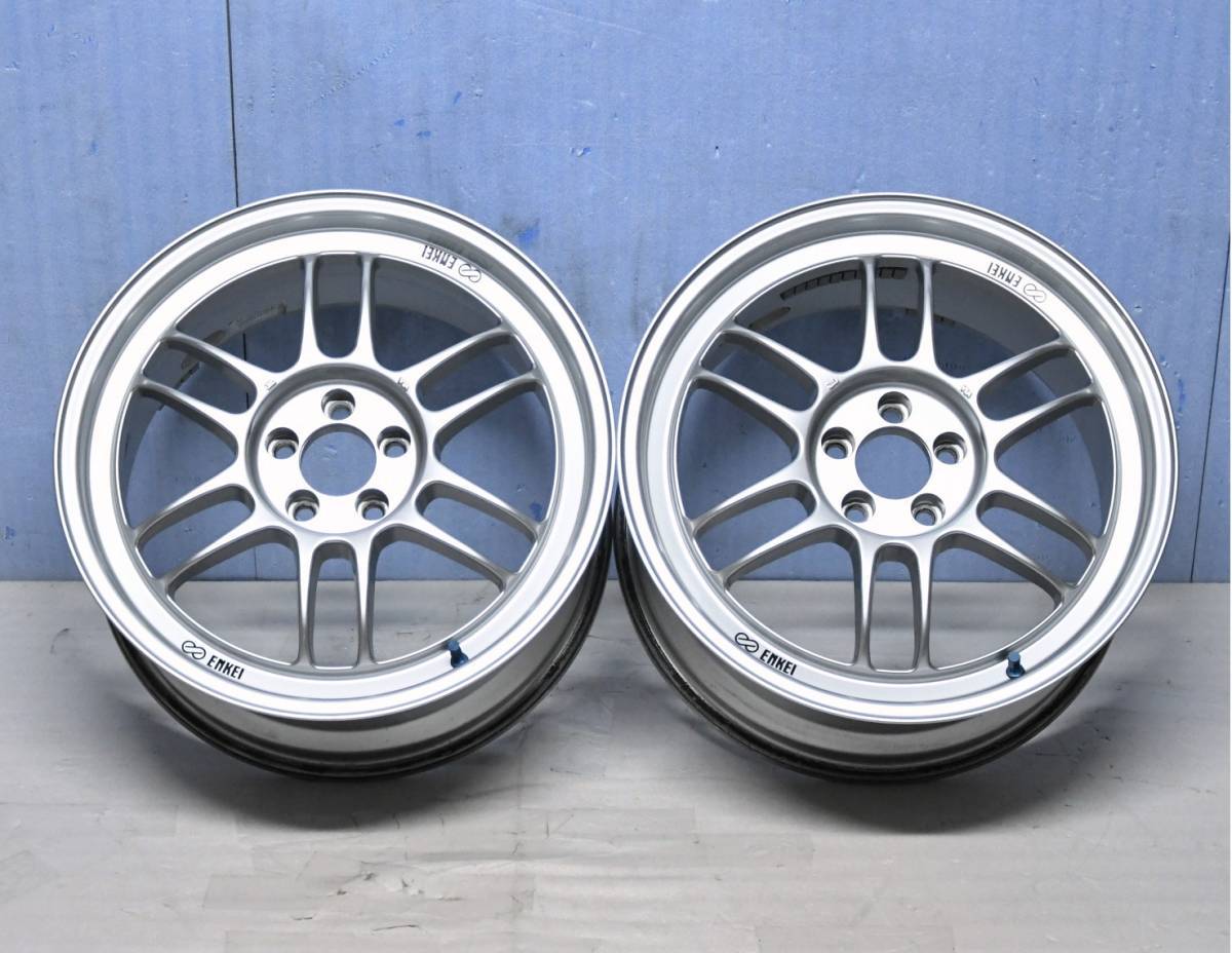 希少 軽量 エンケイ RP-F1 18インチ 8J 5H-100 +45 2本 ENKEI RPF1