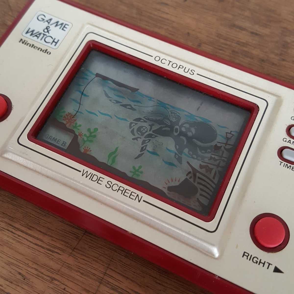ゲームウォッチ オクトパス 当時物 動作品 Yahoo!オークション