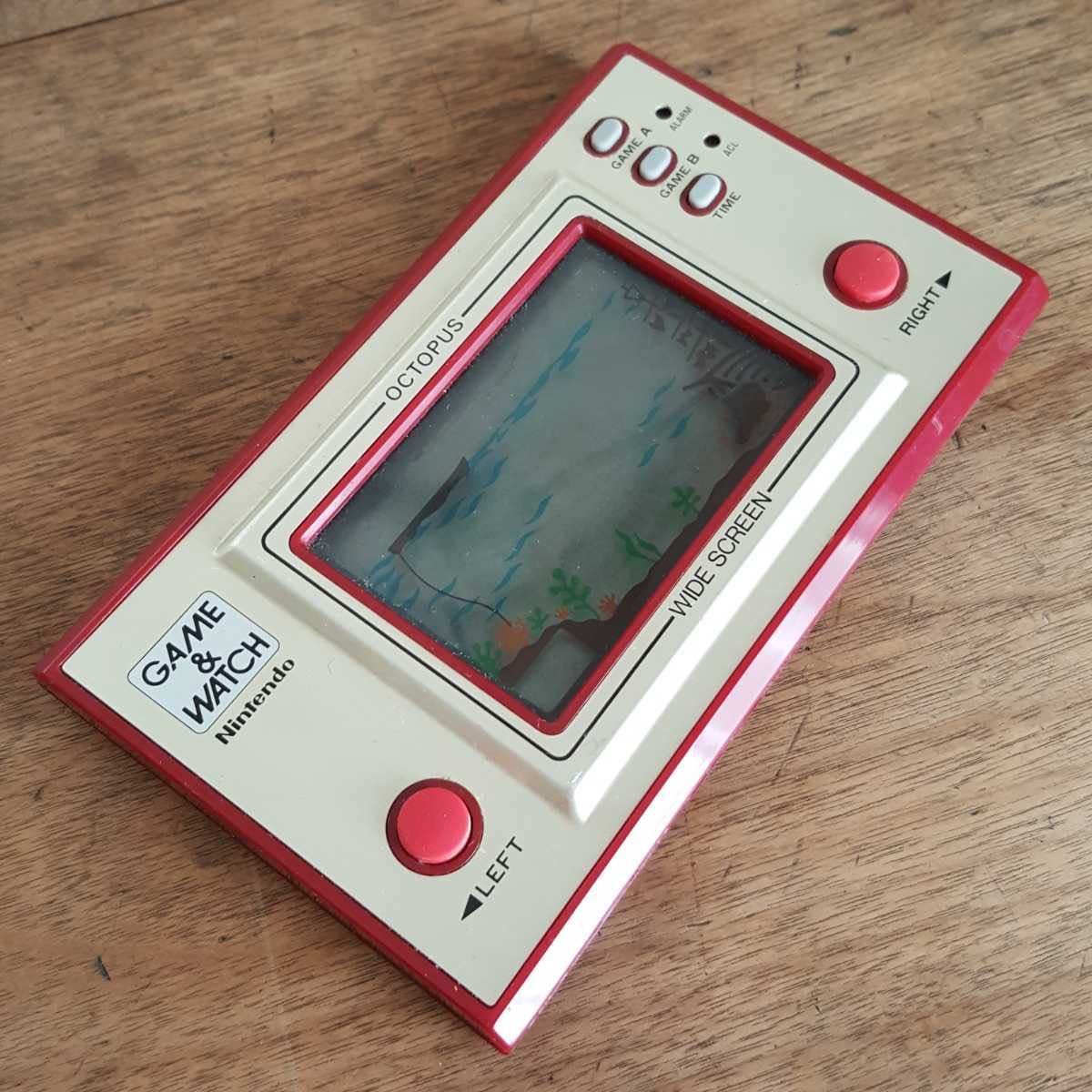 ゲームウォッチ オクトパス 当時物 動作品 ゲームウォッチ オクトパス 当時物 動作品 Yahoo!オークション
