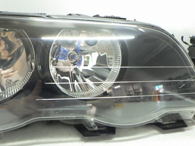 ★コーティング加工済★　BMW　E46　3シリーズ　318I　ヘッドライト　左右セット　ハロゲン　0　301　089　221001103