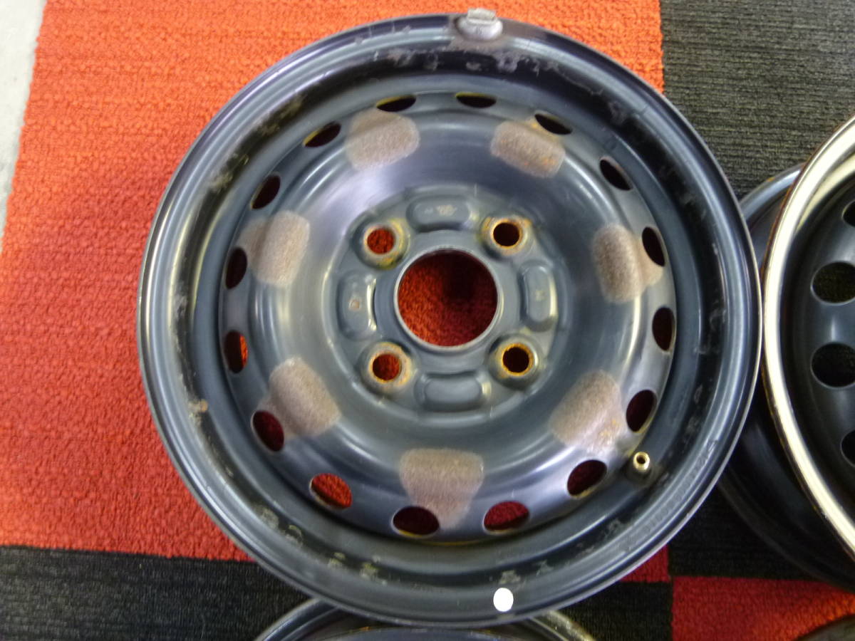 ダイハツ ハイゼット純正 鉄チン スチールホイール 12インチ 4J +40(手 