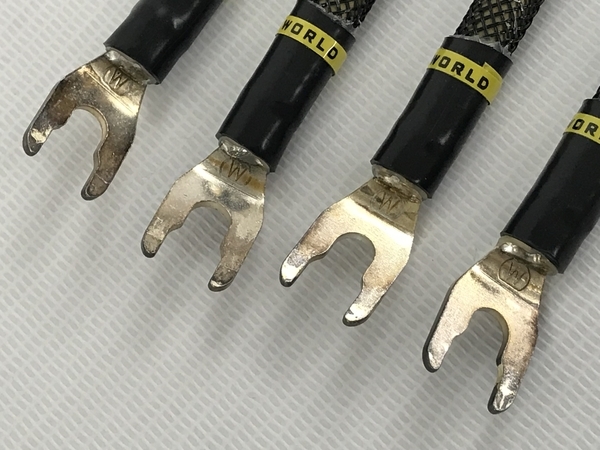 ジャンパーケーブル ワイヤーワールド | : 中古 バナナプラグ(4本1組) WIREWORLD JPGE8 ジャンパーケーブル 4本 ジャンク N6869158