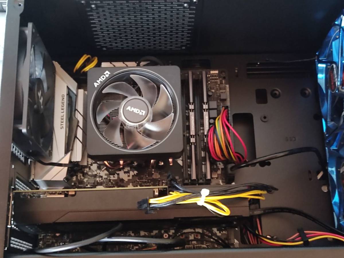 0 Ryzen 3700X 自作ゲーミングPC | 自作 B450M Ryzen7 32GB + 3700X 