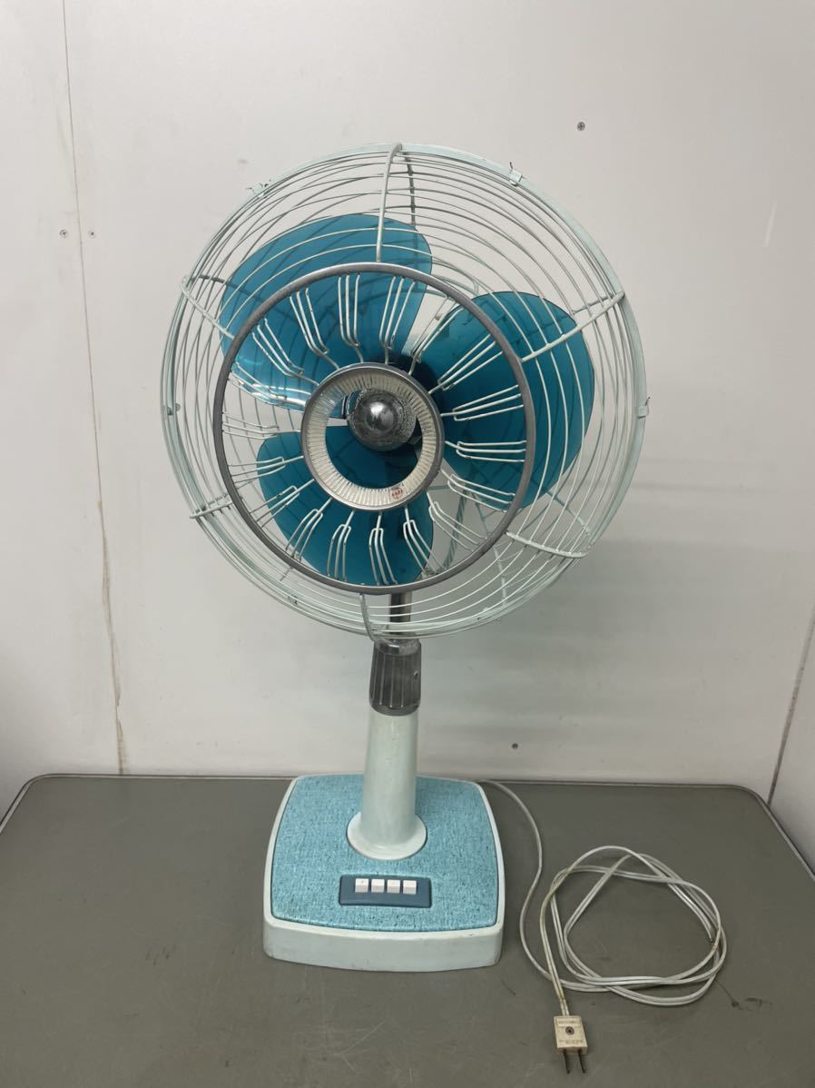 レトロNational 扇風機 クロームメッキ デザイン ☆ National ナショナル 扇風機 レトロ扇風機 昭和レトロ TYPE 30 QC 9