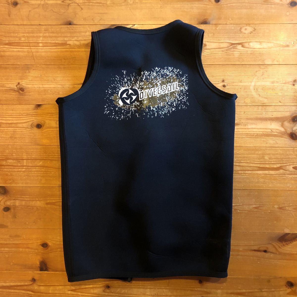 タッパー ウェットスーツ ベスト ノースリーブ 3mm 裏起毛素材_2