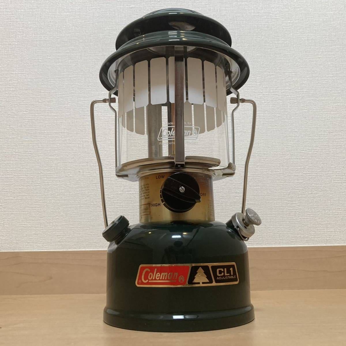 未使用Coleman 286 CL1 1984年製 ケース付 マントルランタン 美品・整備済☆Coleman シングルマントルランタン CL1 コールマン 1984