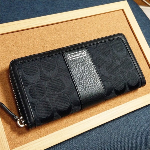 コーチ COACH ラウンドファスナー 長財布 レザー COACH(コーチ 