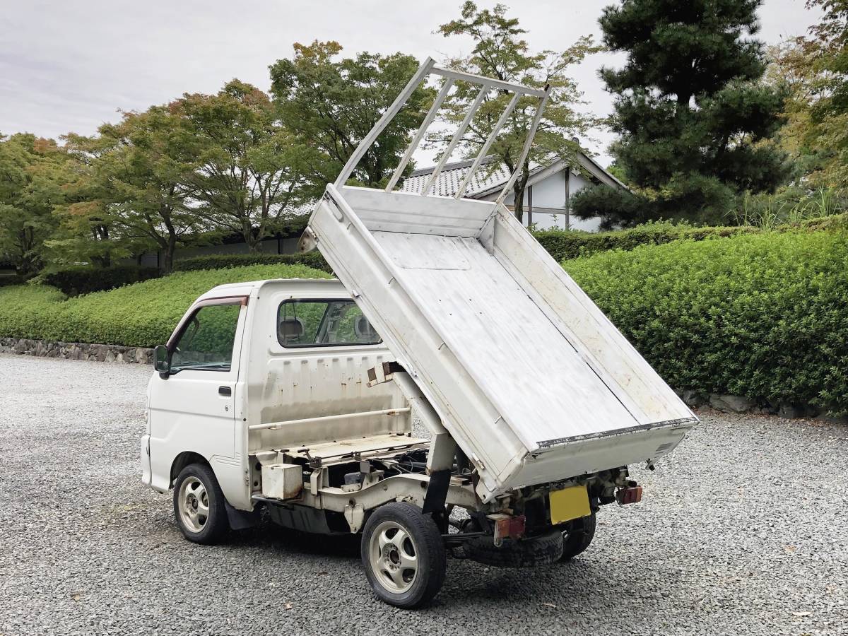 車検2年付■ハイゼットトラック ダンプ■S210P■4WD■5MT■デフロック■ ☆ 垂直リフト＆ダンプ ♪ 4WD デフロック ♪ 車検付き！ ハイゼット