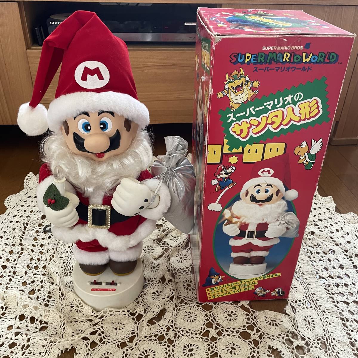 定番，限定SALE 超レア 昭和レトロ スーパーマリオ サンタ人形 ダンシング 点灯 クリスマス 激安 必見 スーパーマリオワールド 特大フィギュア(その他)｜売買されたオークション情報、yahooの商品情報をア その他