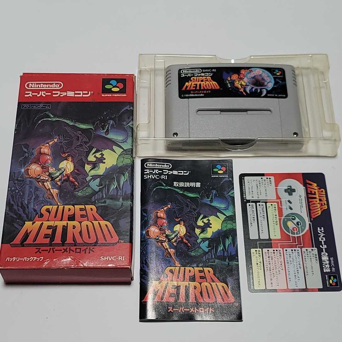 【最新作，高品質】 SFC スーパーファミコン スーパーメトロイド 箱 説明書あり(アクション)｜売買されたオークション情報、yahooの商品情報をアーカイブ公開 - オークファン タイトル