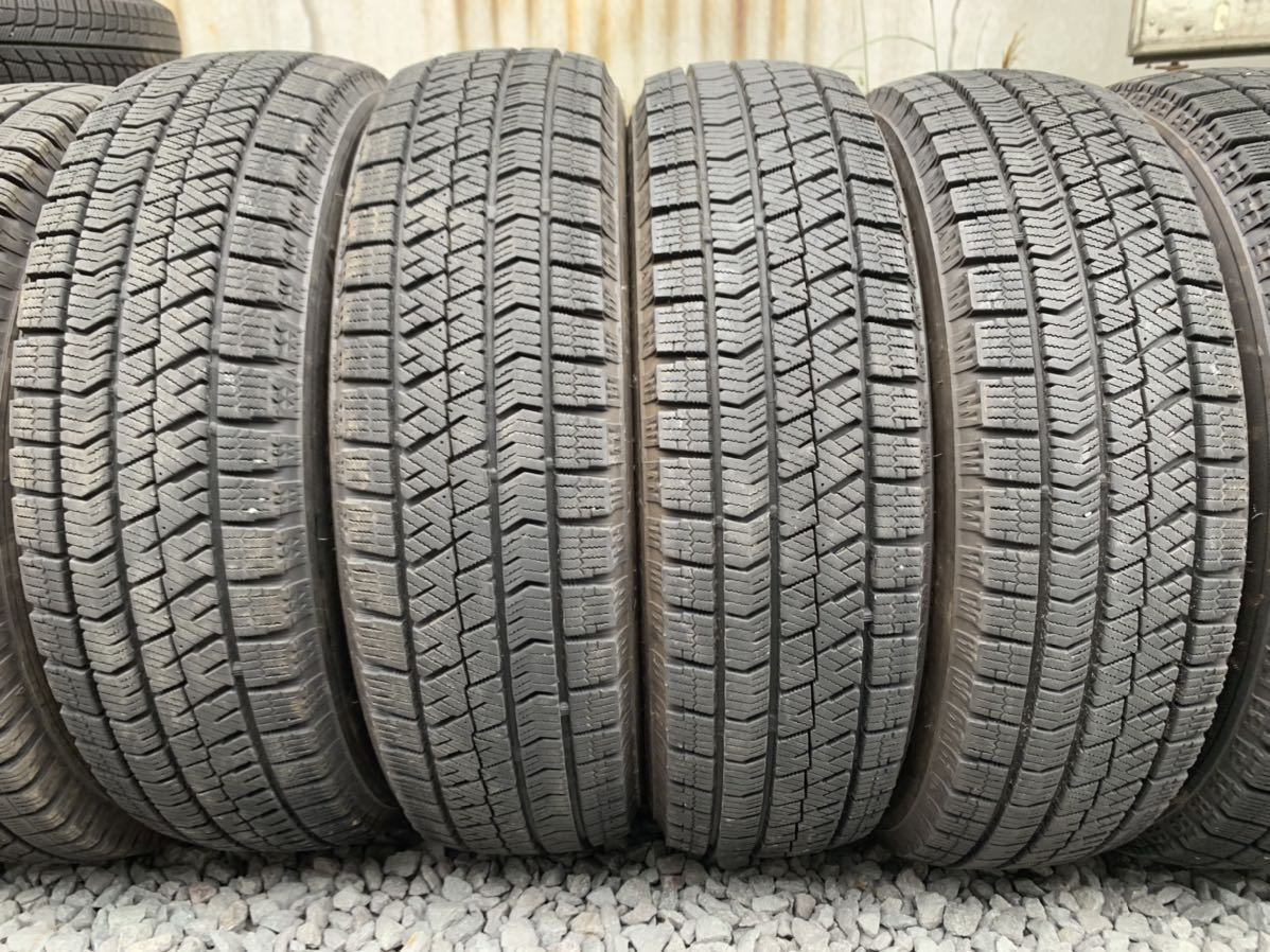 バリ溝 スタッドレス4本セット ブリヂストン ブリザックVRX2 155/65R14 