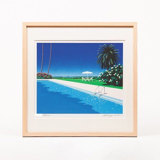 直筆サイン入りcanvas giclee Ver.1：A LONG VACATION（永井博