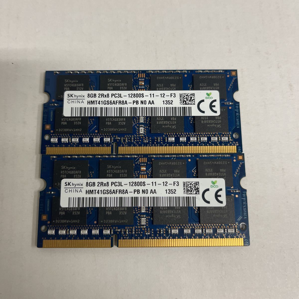 SK hynix 8GB PC4-2666V メモリー 本体 x2まい SKhynix】メモリ8GB 9枚