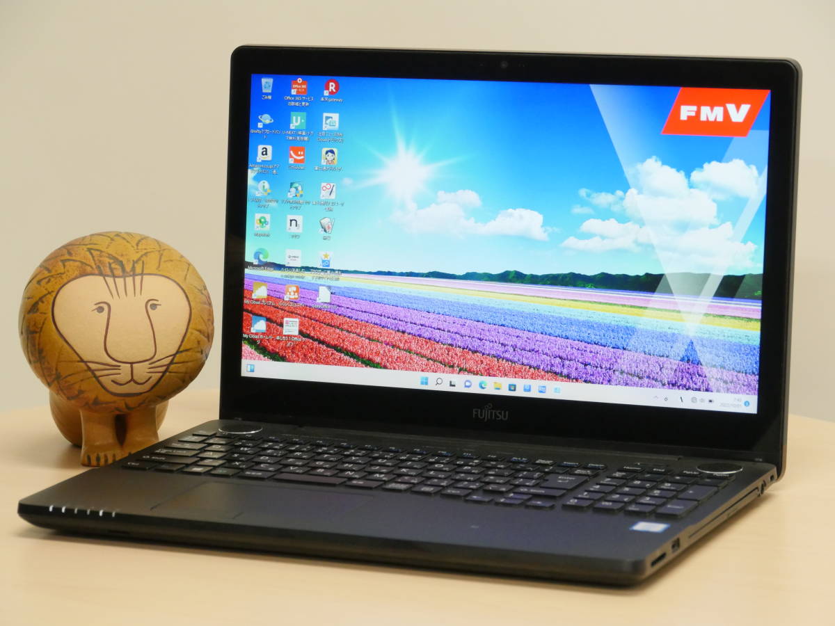 Core i7 SSD480GB Windows11 7世代 LIFEBOOK DVD 富士通 フルHD ノート 