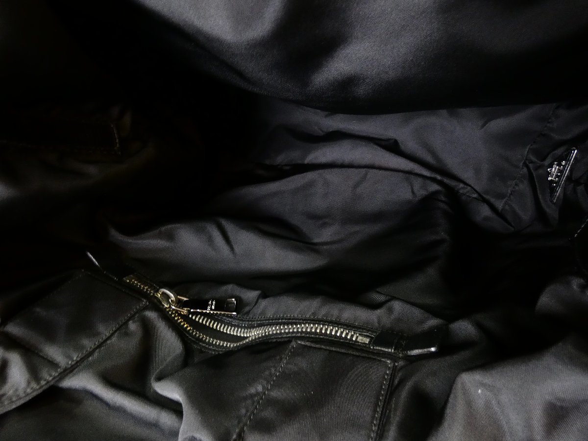プラダ PRADA BN1959 テスートナイロン リバーシブル 斜め掛け 2WAY ハンドバッグ ショルダー トート【L's/黒豹柄/Ｓランク】e2B00 PRADA プラダ リバーシブル (プラダ) ナイロントートバッグ プラダ&frasl;テスートダブル&frasl;ナイロン