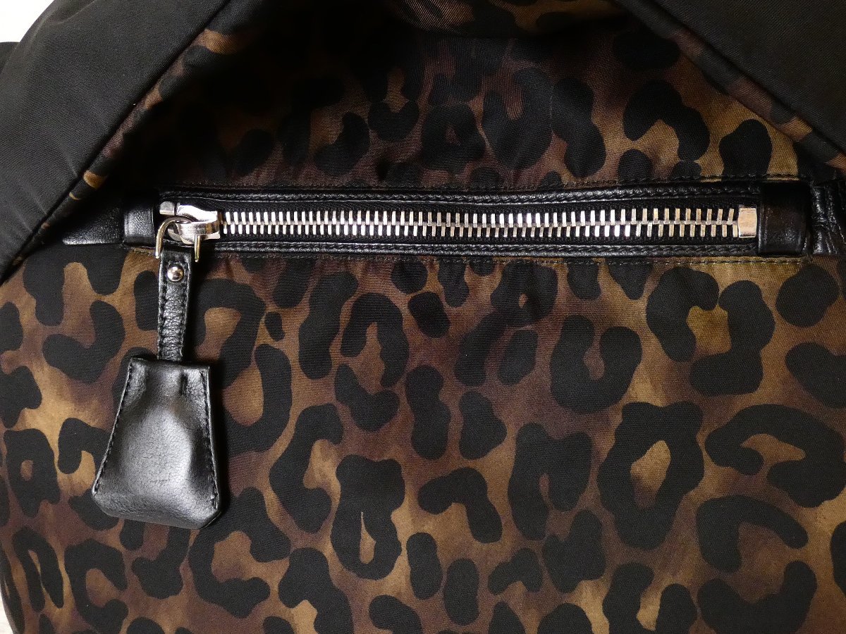 プラダ PRADA BN1959 テスートナイロン リバーシブル 斜め掛け 2WAY ハンドバッグ ショルダー トート【L's/黒豹柄/Ｓランク】e2B00 PRADA プラダ リバーシブル (プラダ) ナイロントートバッグ プラダ&frasl;テスートダブル&frasl;ナイロン