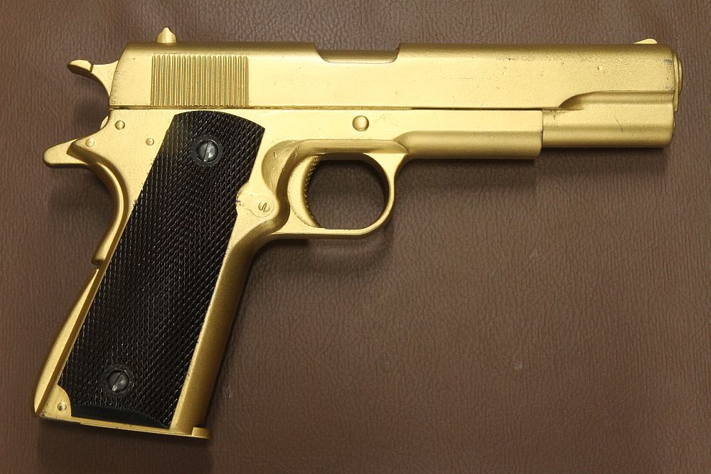 アドベン 鉄製文鎮 M1911A1（スライド刻印入）