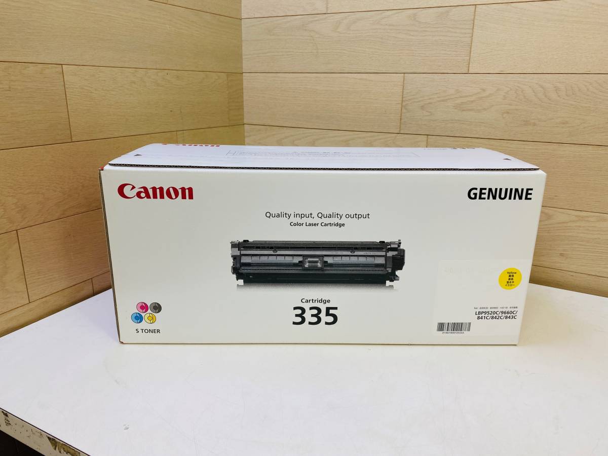 未使用品】CANON/キャノン CRG-335YEL 純正トナーカートリッジ 335 